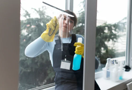 Nettoyage de vitres intérieures et extérieures à Guimiliau